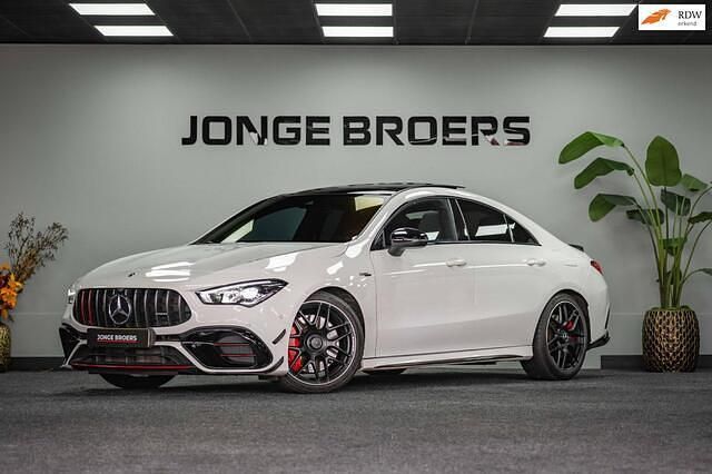 Wit Gebruikt 2020 Mercedes CLA45 AMG Premium Plus Sedan | € 57.950 (Super prijs) - Afbeelding 1/4