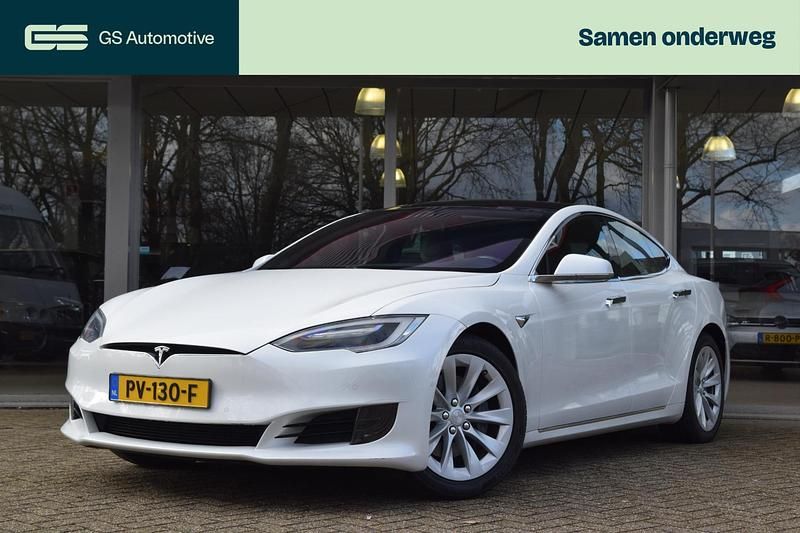 Wit Gebruikt 2017 Tesla Model S Sedan | € 25.390 - Afbeelding 1/4