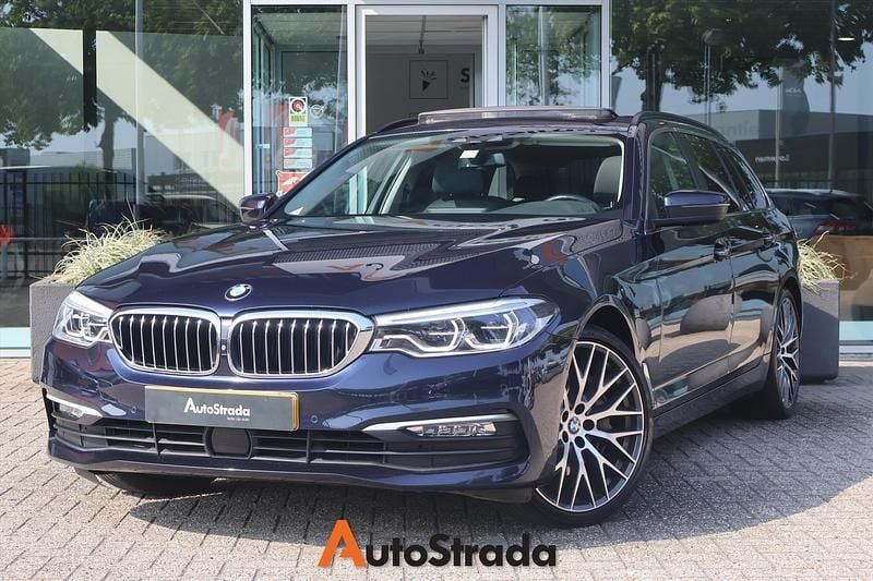 Blauw Gebruikt 2017 BMW 540 Stationwagen | € 29.900 (Eerlijke prijs) - Afbeelding 1/4