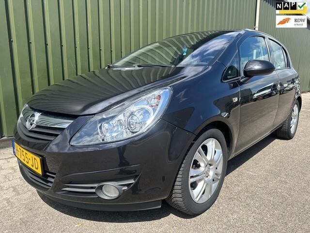 Zwart Gebruikt 2009 Opel Corsa Hatchback | € 2.799 (Goede deal) - Afbeelding 1/4