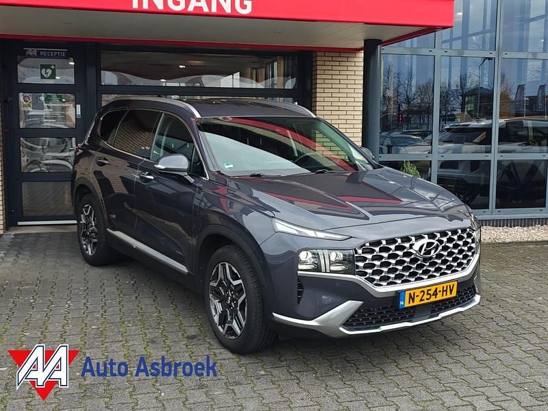 Blauw Gebruikt 2021 Hyundai Santa Fe Premium SUV | € 32.750 (Eerlijke prijs) - Afbeelding 1/4