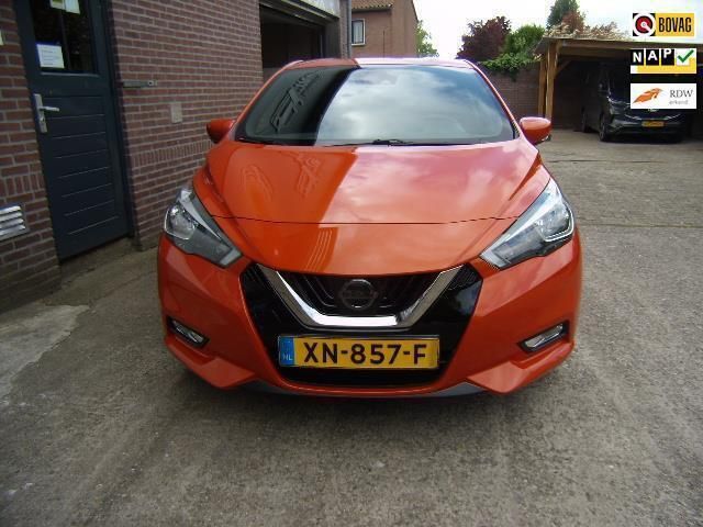 Oranje Gebruikt 2019 Nissan Micra Tekna Hatchback | € 11.999 (Eerlijke prijs) - Afbeelding 1/4