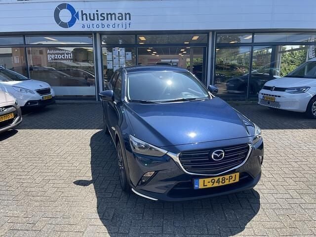 Blauw Gebruikt 2021 Mazda CX-3 Luxury SUV | € 21.950 (Eerlijke prijs) - Afbeelding 1/4