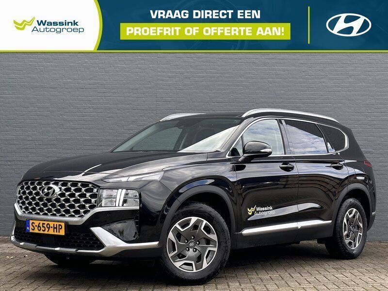 Zwart Gebruikt 2023 Hyundai Santa Fe Comfort SUV | € 43.890 (Eerlijke prijs) - Afbeelding 1/4