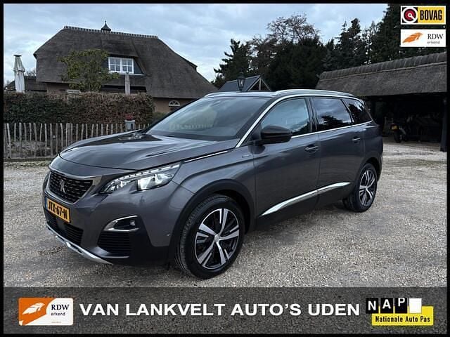 Grijs Occasion 2020 Peugeot 5008 GT-line MPV | € 18.950 (Super prijs) - Afbeelding 1/4