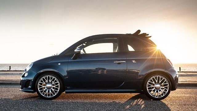 Blauw Gebruikt 2011 Fiat 500C Abarth Cabriolet | € 19.950 - Afbeelding 1/4