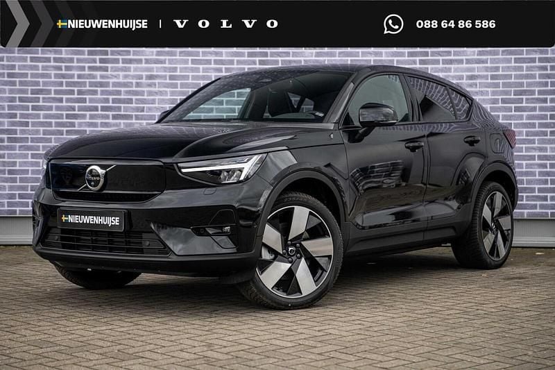 Zwart Nieuw 2025 Volvo EC40 Ultra SUV | € 51.899 (Super prijs) - Afbeelding 1/4