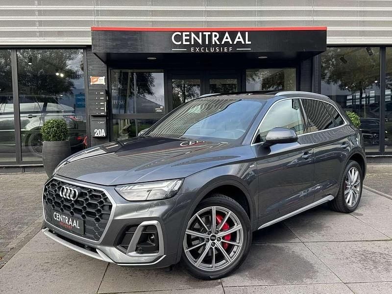Grijs Gebruikt 2021 Audi Q5 S-Line SUV | € 36.650 (Eerlijke prijs) - Afbeelding 1/4