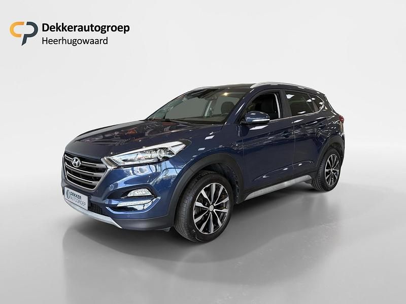 Blauw Gebruikt 2018 Hyundai Tucson Comfort SUV | € 16.945 (Eerlijke prijs) - Afbeelding 1/4