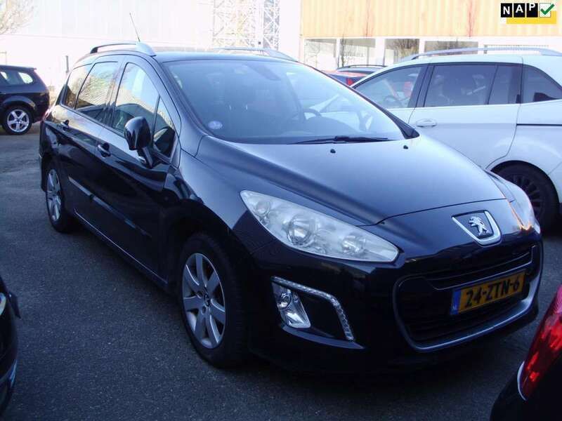 Zwart, metallic lak Gebruikt 2012 Peugeot 308 Active Stationwagen | € 1.699 (Goede deal) - Afbeelding 1/4