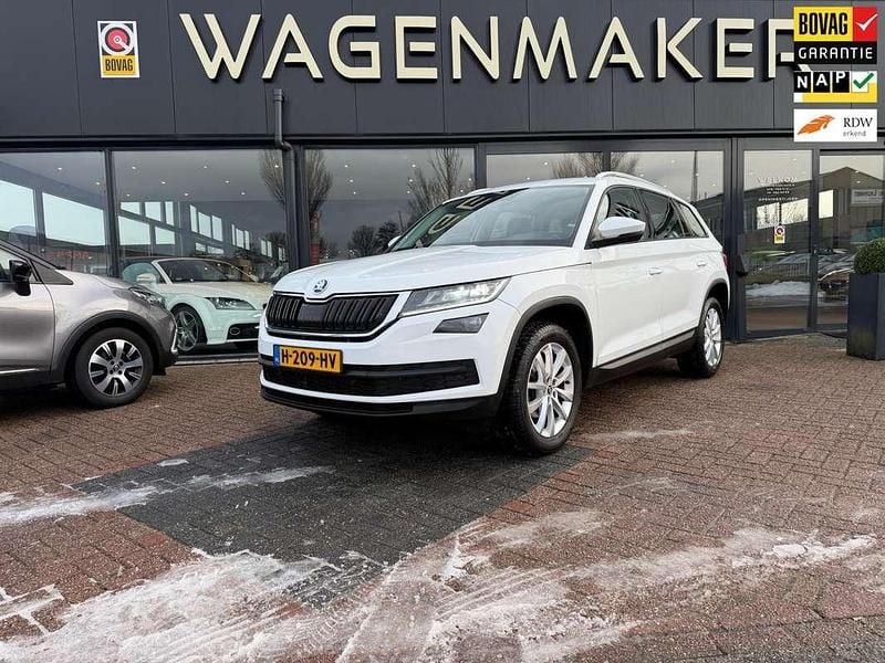 Wit (metallic) Gebruikt 2020 Skoda Kodiaq Business Line SUV | € 25.450 (Super prijs) - Afbeelding 1/4