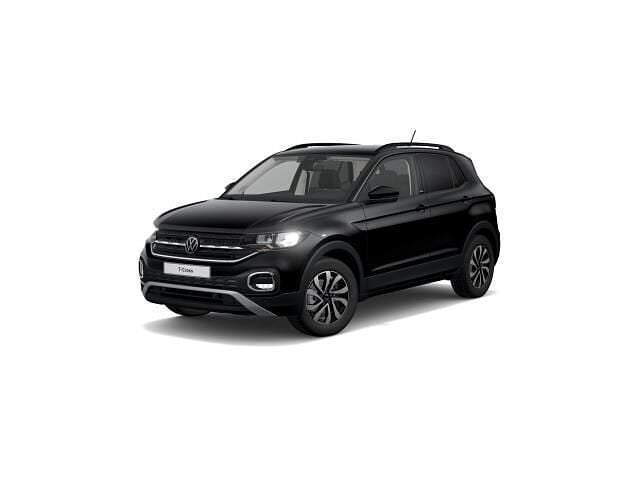Zwart Gebruikt 2022 VW T-Cross Active SUV | € 22.857 (Eerlijke prijs) - Afbeelding 1/4