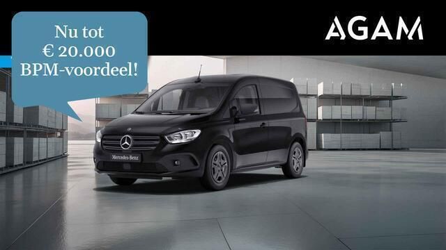 Zwart Nieuw 2024 Mercedes Citan 108 Van | € 20.200 - Afbeelding 1/4