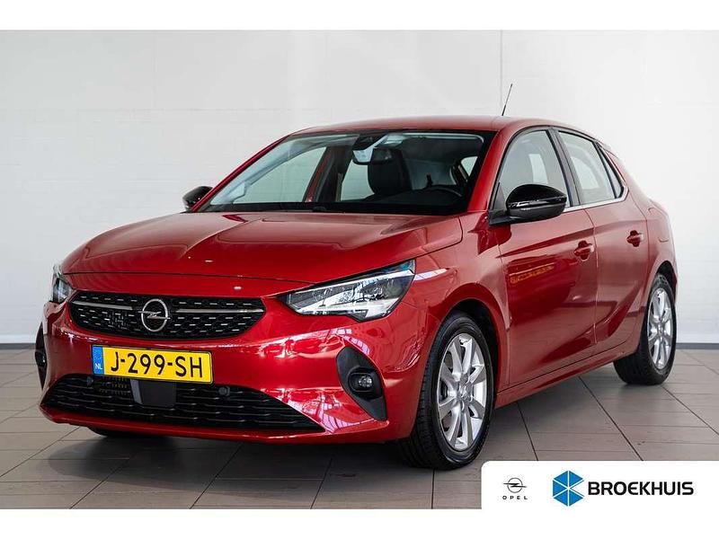 Rood Gebruikt 2020 Opel Corsa Elegance Hatchback | € 16.400 (Eerlijke prijs) - Afbeelding 1/4
