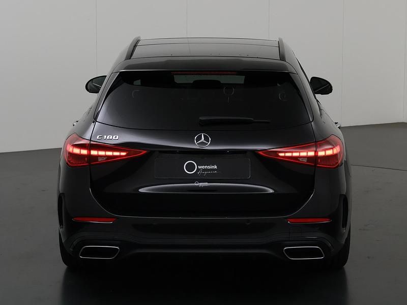 Occasion Mercedes C180 AMG line 170 PK (125 kW) 2025 Zwart Stationwagen