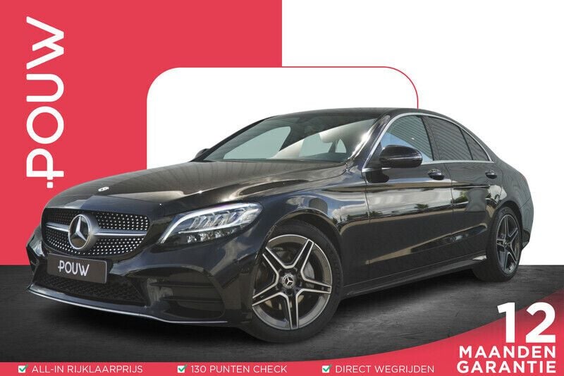 Zwart Gebruikt 2021 Mercedes C180 Business Sedan | € 34.450 (Goede deal) - Afbeelding 1/4