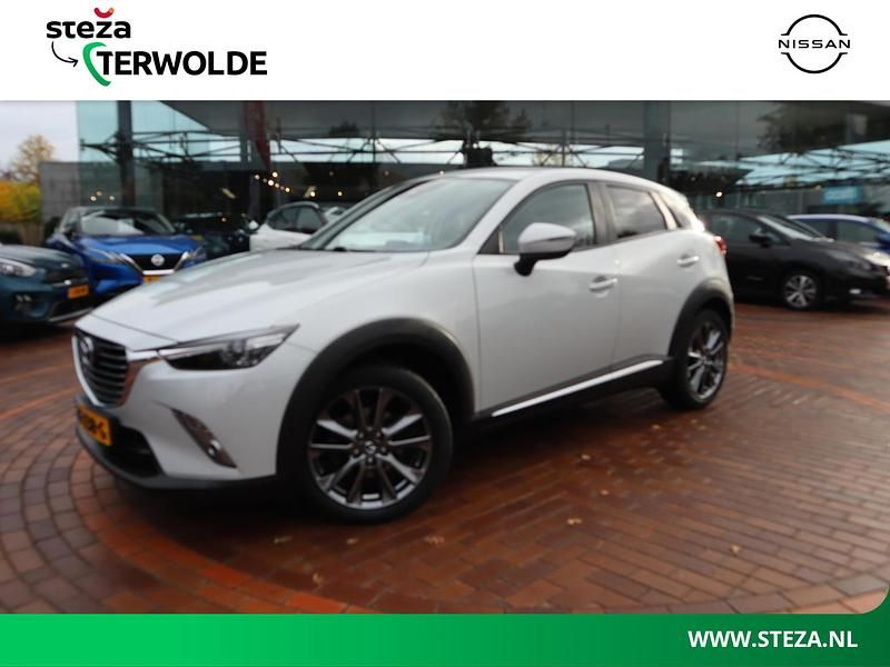 Wit Gebruikt 2018 Mazda CX-3 Luxury SUV | € 17.445 (Eerlijke prijs) - Afbeelding 1/4