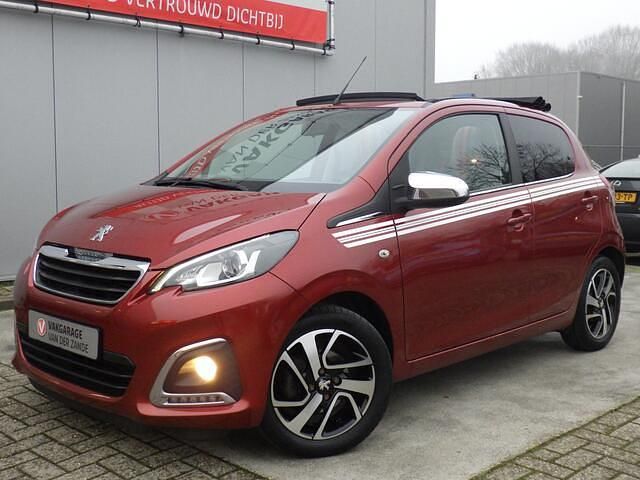 Rood Gebruikt 2019 Peugeot 108 Collection Hatchback | € 9.940 (Eerlijke prijs) - Afbeelding 1/4