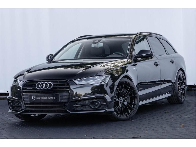 Zwart Gebruikt 2016 Audi A6 S-Line Stationwagen | € 26.900 (Super prijs) - Afbeelding 1/4