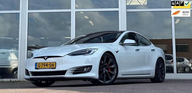 Wit Gebruikt 2019 Tesla Model S Performance Sedan | € 35.694 (Goede deal) - Afbeelding 1/3