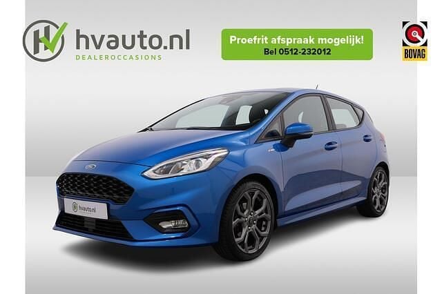 Blauw, metallic lak Gebruikt 2019 Ford Fiesta ST-Line Hatchback | € 12.900 (Eerlijke prijs) - Afbeelding 1/4