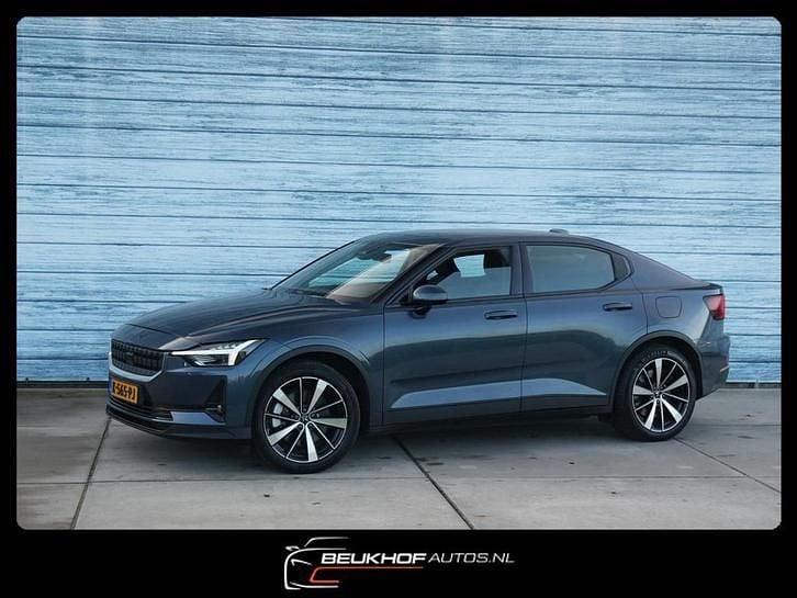 Blauw (metallic) Occasion 2021 Polestar 2 Long Range Dual motor Hatchback | € 21.450 (Super prijs) - Afbeelding 1/4