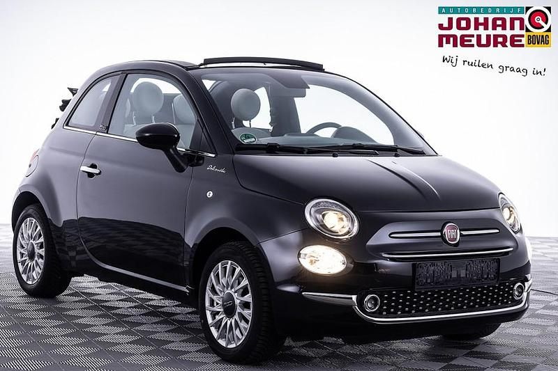 Zwart Occasion 2022 Fiat 500C Dolcevita Cabriolet | € 15.900 (Eerlijke prijs) - Afbeelding 1/4