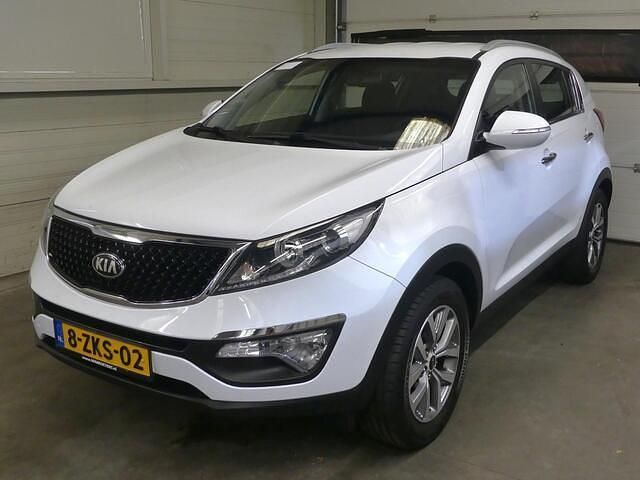 Wit Gebruikt 2015 Kia Sportage SUV | € 14.945 (Eerlijke prijs) - Afbeelding 1/4
