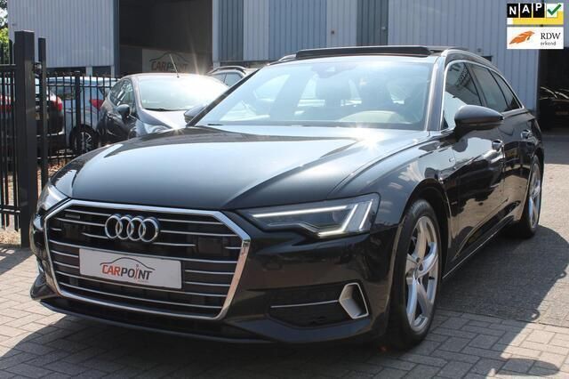Zwart Gebruikt 2019 Audi A6 S-Line Stationwagen | € 34.995 (Eerlijke prijs) - Afbeelding 1/4