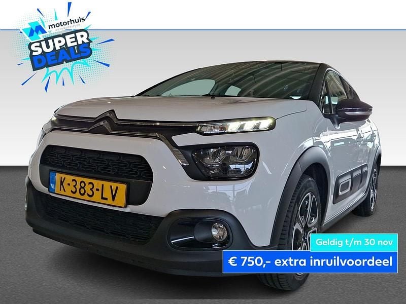 Wit Gebruikt 2021 Citroën C3 Feel Hatchback | € 11.440 (Goede deal) - Afbeelding 1/4