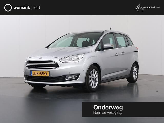 Grijs Gebruikt 2019 Ford Grand C-Max Titanium MPV | € 15.435 (Eerlijke prijs) - Afbeelding 1/4