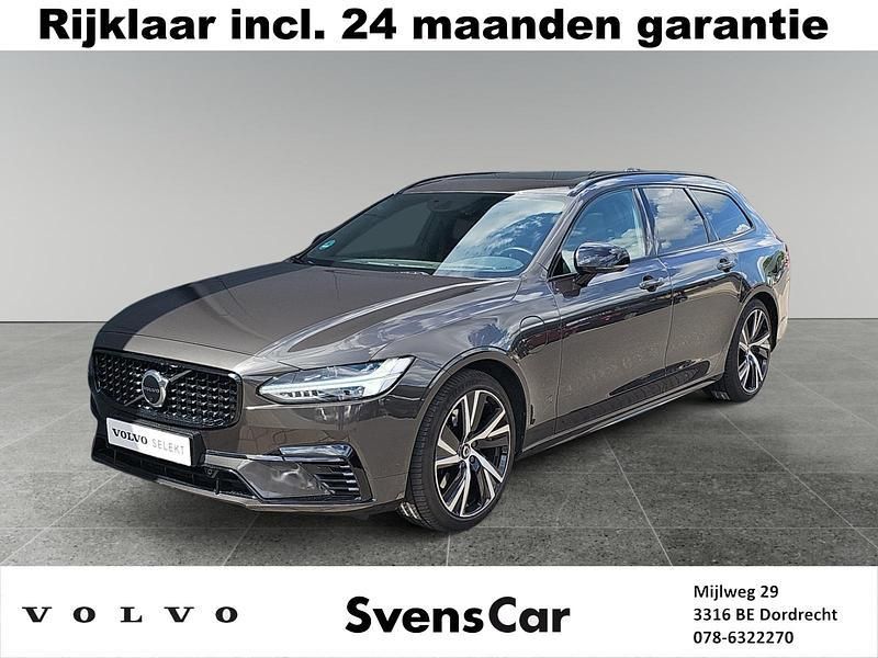 Grijs Gebruikt 2020 Volvo V90 R-Design Stationwagen | € 37.945 (Eerlijke prijs) - Afbeelding 1/4