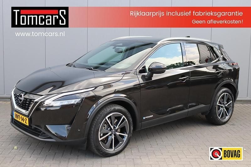 Zwart Gebruikt 2024 Nissan Qashqai Tekna SUV | € 34.350 (Super prijs) - Afbeelding 1/4