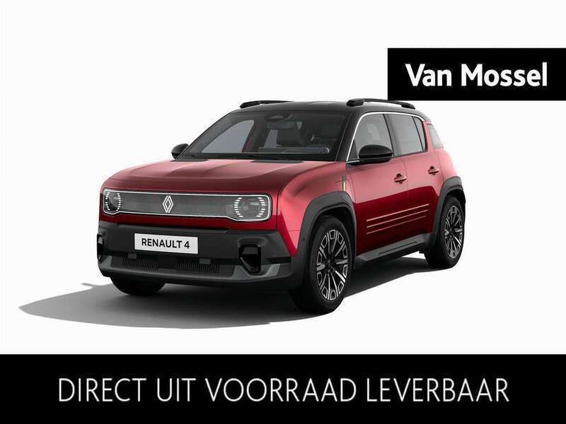 Rood, metallic lak Nieuw 2025 Renault 4 E-Tech Iconic SUV | € 37.540 - Afbeelding 1/4