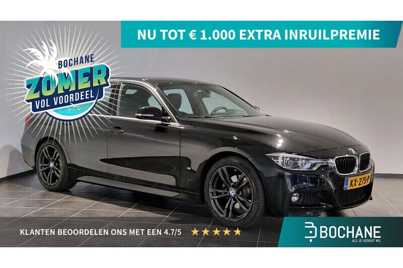 Saphirschwarz metallic (zwart metallic) Gebruikt 2016 BMW 330e Executive Sedan | € 18.945 (Goede deal) - Afbeelding 1/4
