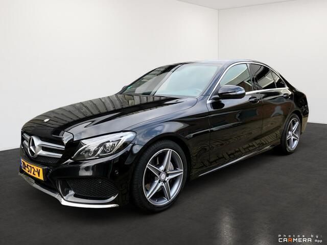 Zwart Gebruikt 2016 Mercedes C200 Prestige Sedan | € 22.999 (Eerlijke prijs) - Afbeelding 1/4
