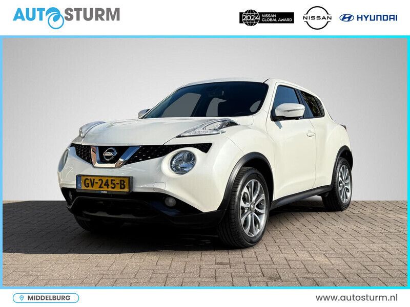 Wit Gebruikt 2015 Nissan Juke S SUV | € 11.794 (Duur) - Afbeelding 1/4