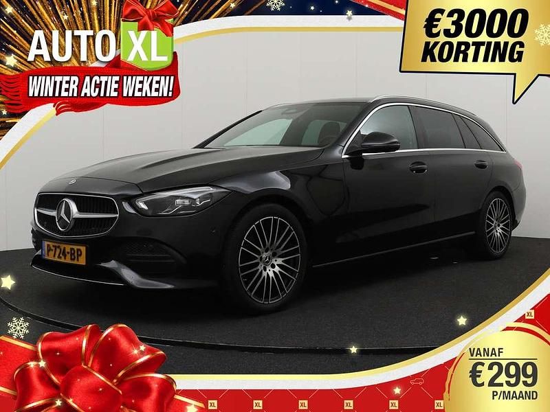 Zwart Occasion 2022 Mercedes C200 Luxury Stationwagen | € 28.940 (Eerlijke prijs) - Afbeelding 1/4
