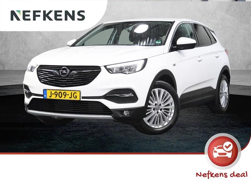 Wit Occasion 2020 Opel Grandland X Innovation SUV | € 16.900 (Eerlijke prijs) - Afbeelding 1/4