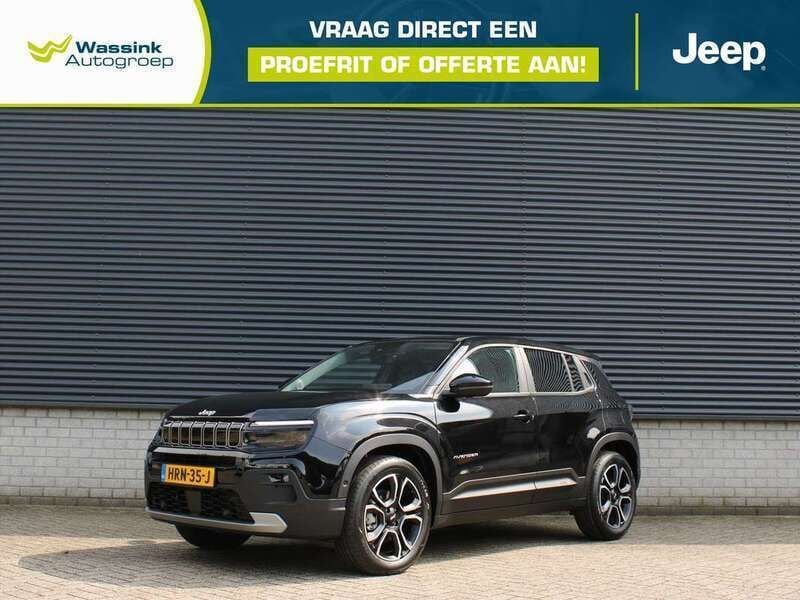 Zwart Nieuw 2025 Jeep Avenger Summit SUV | € 32.940 (Super prijs) - Afbeelding 1/4
