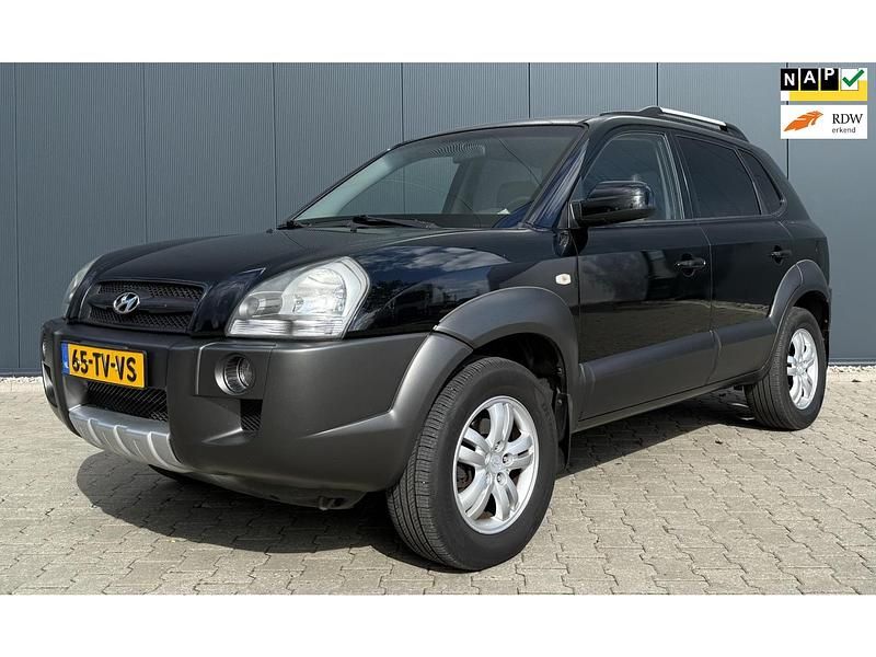 Zwart Gebruikt 2007 Hyundai Tucson Premium SUV | € 3.495 (Eerlijke prijs) - Afbeelding 1/4
