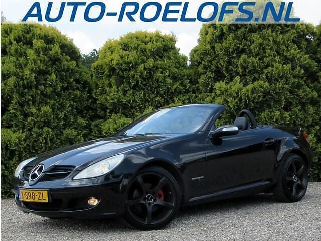 Zwart Gebruikt 2005 Mercedes SLK200 Cabriolet | € 6.790 (Super prijs) - Afbeelding 1/4