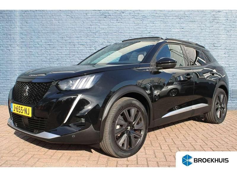 Zwart Occasion 2020 Peugeot e-2008 GTi SUV | € 17.400 (Eerlijke prijs) - Afbeelding 1/4