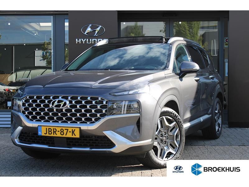 Grijs Gebruikt 2022 Hyundai Santa Fe Premium SUV | € 38.895 (Eerlijke prijs) - Afbeelding 1/4