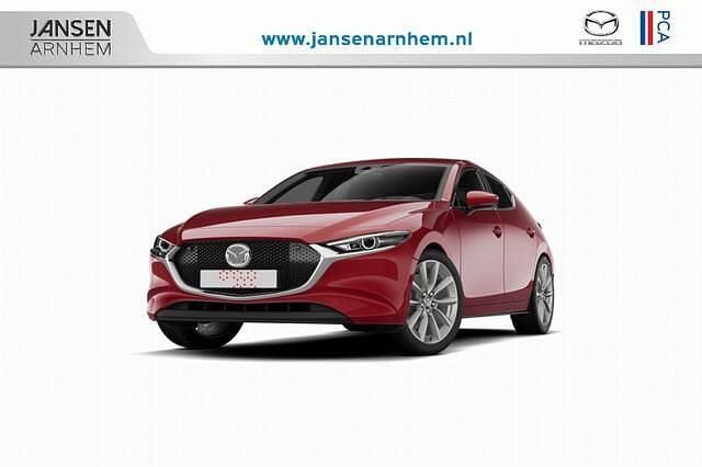 Rood Nieuw 2026 Mazda 3 Exclusive-Line Hatchback | € 38.540 (Eerlijke prijs) - Afbeelding 1/4