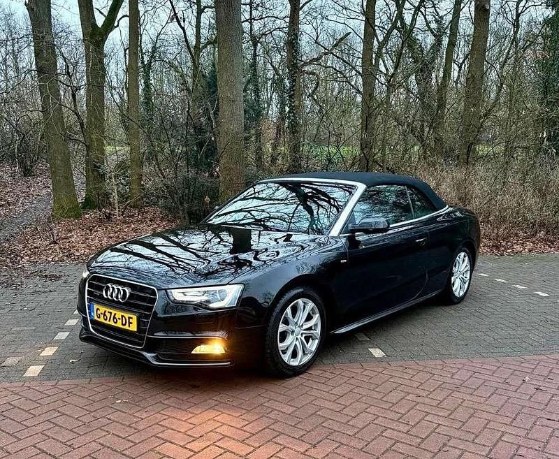 Occasion Audi A5 Cabriolet S-Line 211 PK (155 kW) 2013 Zwart Cabriolet