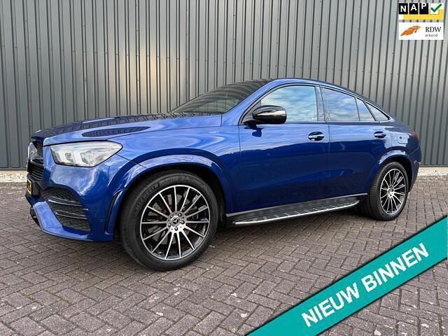 Blauw Occasion 2021 Mercedes GLE350 Premium Plus Coupé | € 52.499 (Super prijs) - Afbeelding 1/4