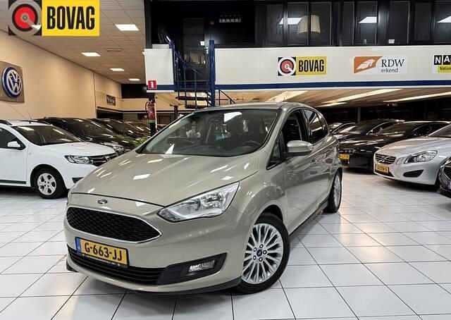 Grijs Gebruikt 2018 Ford C-MAX Titanium MPV | € 8.950 (Eerlijke prijs) - Afbeelding 1/4