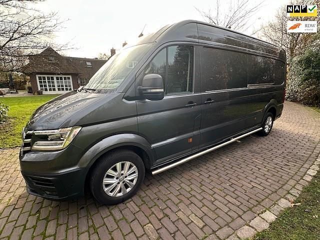 Grijs (metallic) Occasion 2021 VW Crafter Highline Van | € 25.500 (Eerlijke prijs) - Afbeelding 1/4