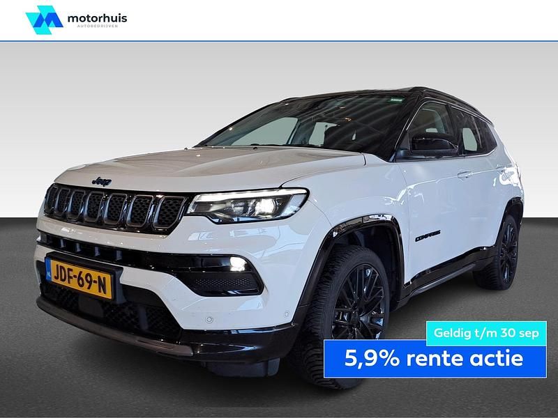Wit Gebruikt 2023 Jeep Compass SUV | € 27.440 (Eerlijke prijs) - Afbeelding 1/4